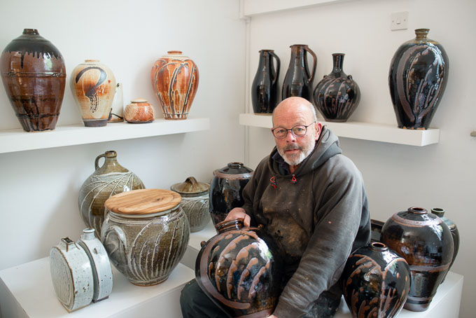 Mark Griffiths in his studio 2016